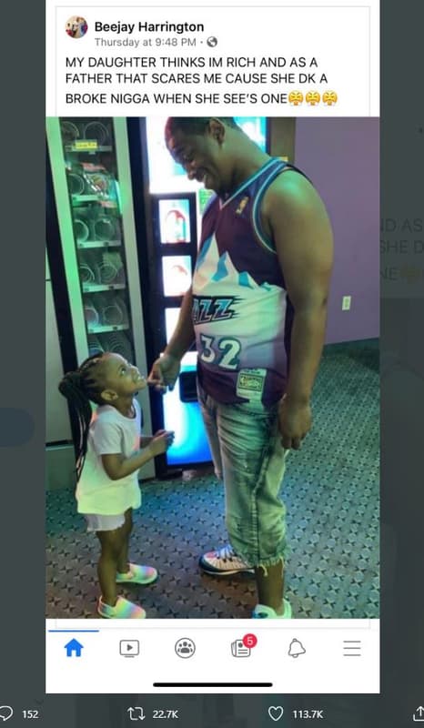 Beejay harrington thursday at 9.48 pm my daughter thinks im rich and as a father