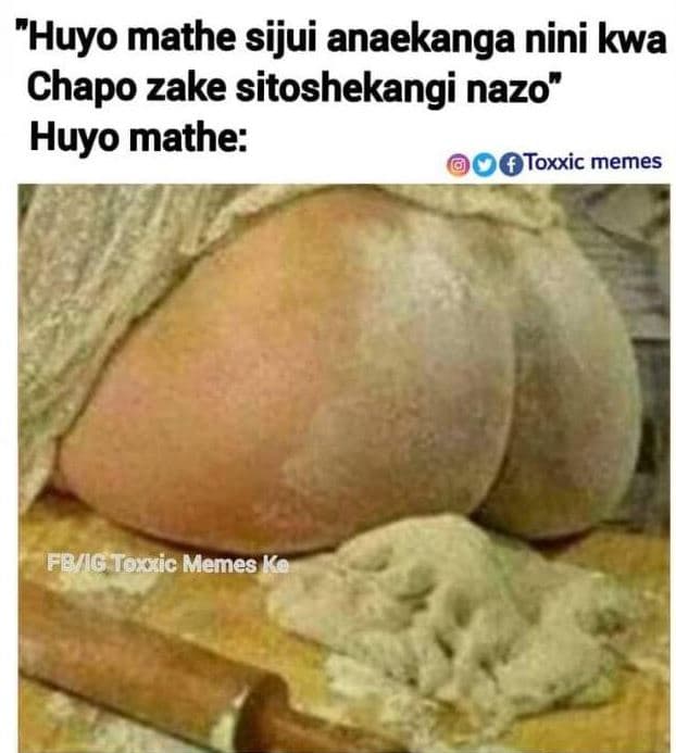 Huyo mathe sijui anaekanga nini kwa chapo zake sitoshekangi nazo huyo mathe toxx