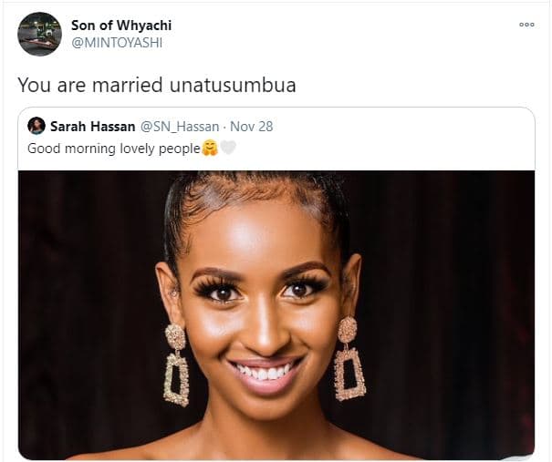 Son of whyachi mintoyashi you are married unatusumbua sarah hassan sn_hassan nov