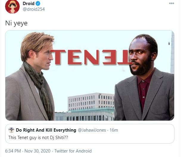 Droid droid254 ni yeye tenjj do right and kill everything jahawijones 6m this te