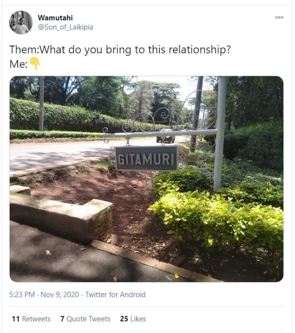 Wamutahi son_of_laikipia themwhat do you bring to this relationship? me gitamuri