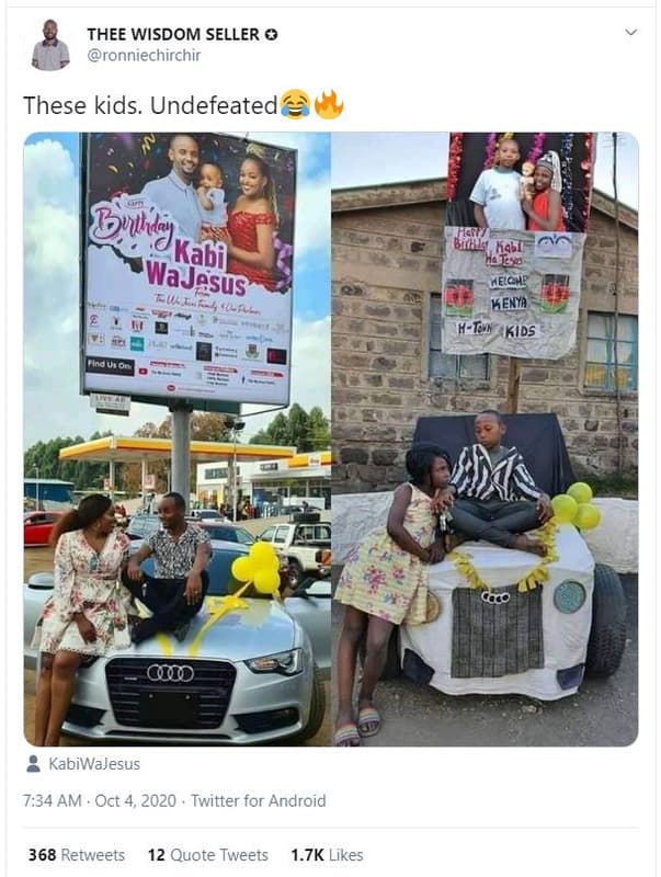 Thee wisdom seller ronniechirchir these kids. undefeated dnt kabi wajesus' weche