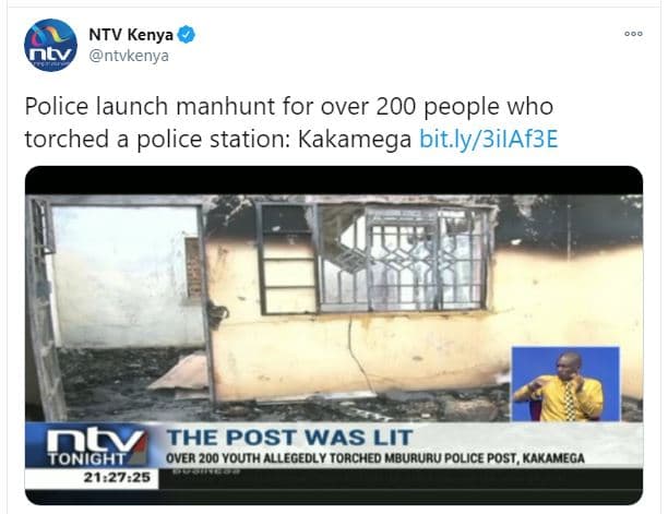 Ntv kenya ntv ntvkenya police launch manhunt for over 200 people who torched pol