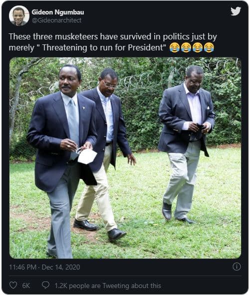 Gideon ngumbau gideonarchitect these three musketeers have survived in politics