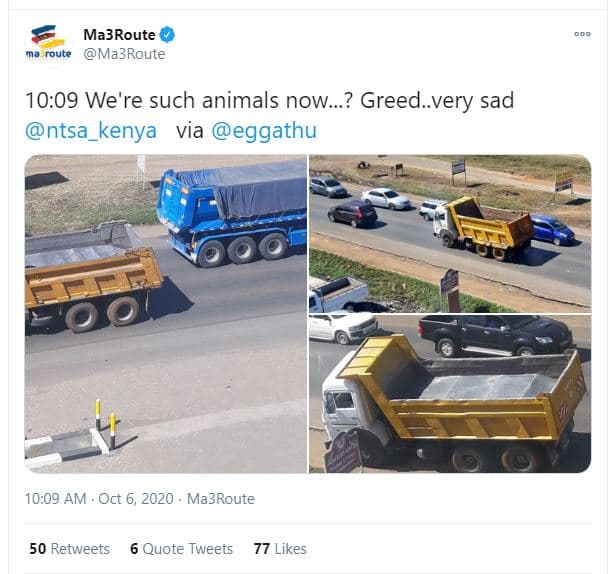 Ma3route route ma3route 10.09 we're such animals now..? greed. lvery sad 'ntsa_k