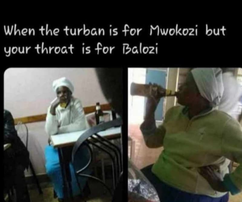When the turban is for mwokozi but your throat is for balozi