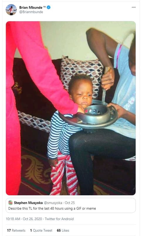 Brian mbunde brianmbunde stephen musyoka smusyoka oct 25 describe this tl for th