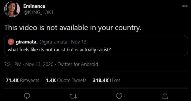 Eminence king_loki this video is not available in your country. giramata. gira_a