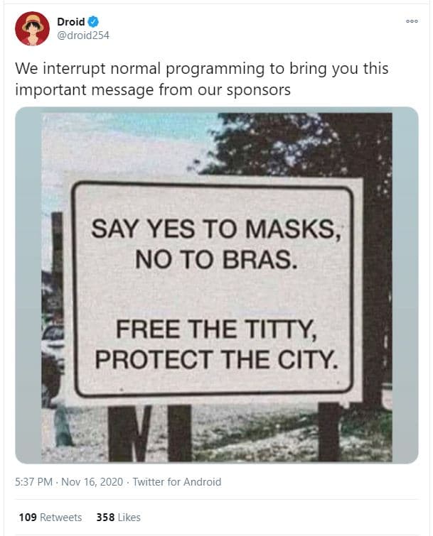 Droid droid254 we interrupt normal programming to bring you this important messa