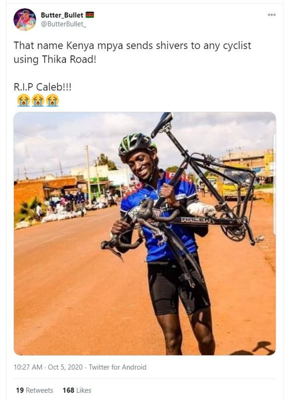Butter_bullet butterbullet_ that name kenya mpya sends shivers to any cyclist us