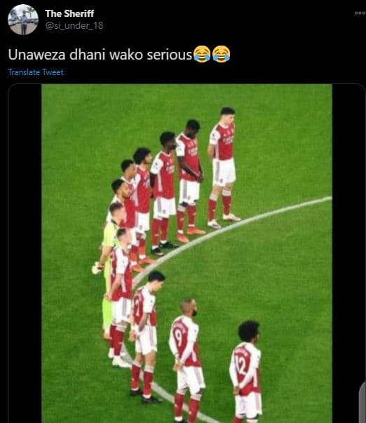 The sheriff si_under_18 unaweza dhani wako serious translate tweet