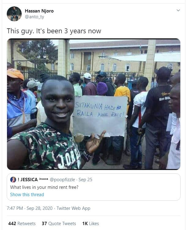 Hassan njoro anto_ty this guy. it's been 3 years now sitakunia hadı raila awe ra