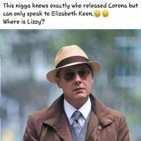 This nigga knows exactly who released corona but can only speck to elizabeth kee