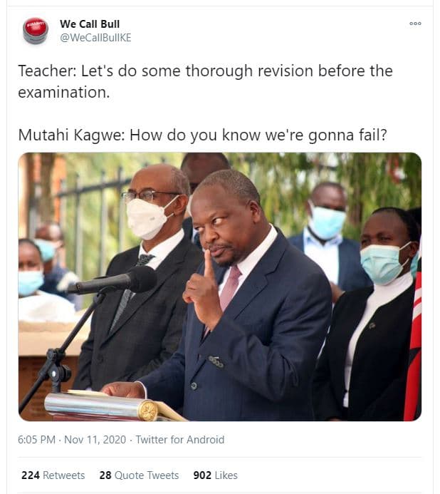 We call bull wecallbulike teacher let's do some thorough revision before the exa