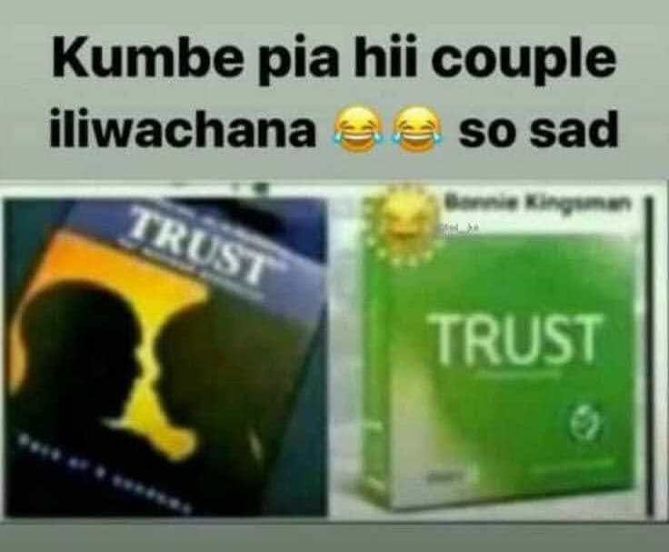 Kumbe pia hii couple iliwachana so sad trust trust