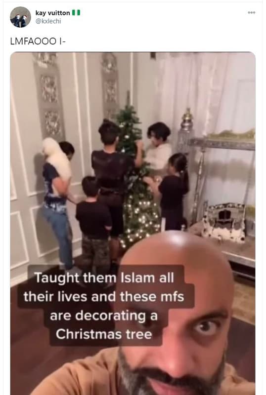 Kay vuitton kxlechi lmfaooo taught them islam all their lives and these mfs are