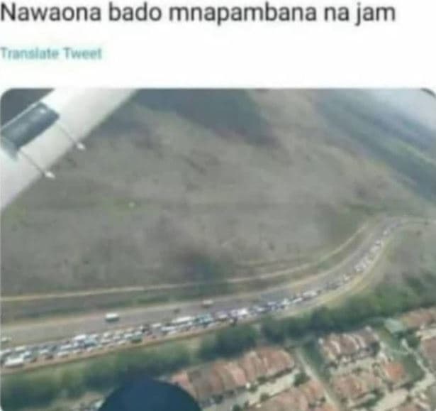 Nawaona bado mnapambana na jam ionsiale isei