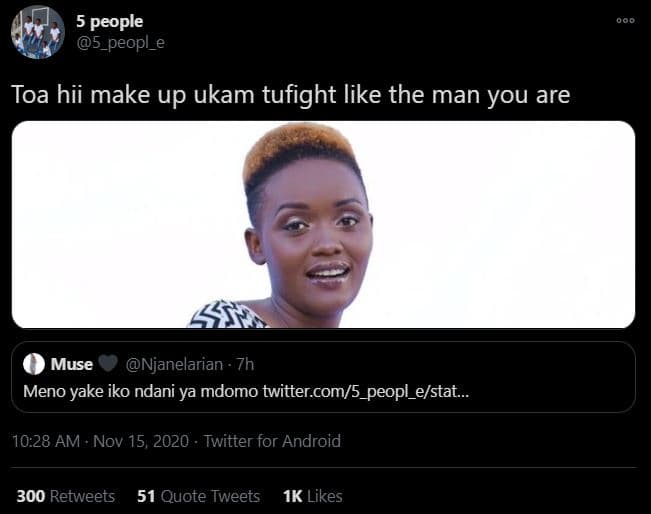 5 people 5_peopl_e toa hii make up ukam tufight like the man you are muse njanel