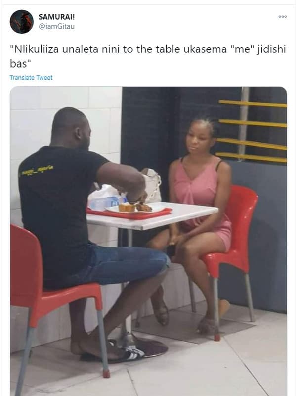 Samurai! iamgitau nlikuliiza unaleta nini to the table ukasema me jidishi bas tr