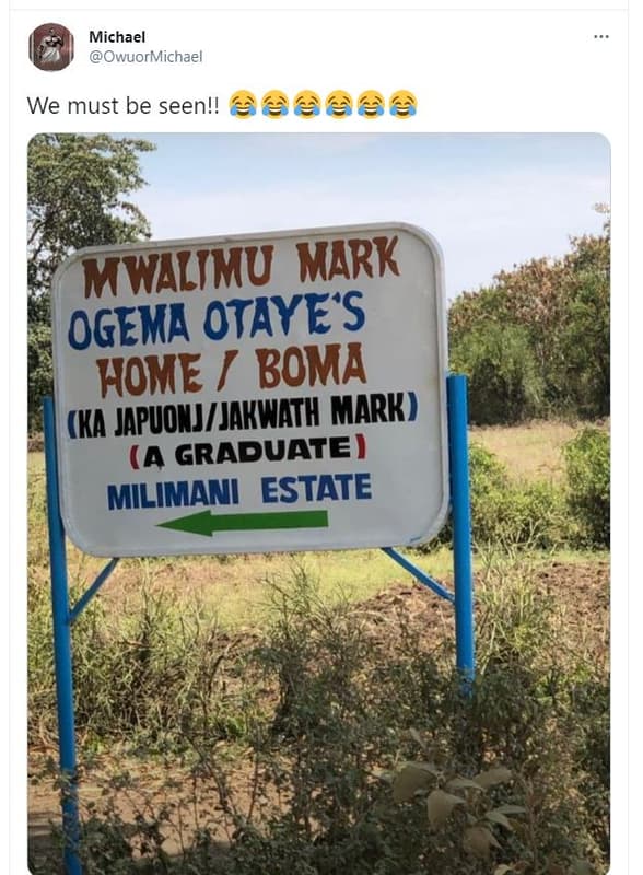 Michael owuormichael we must be seen! aaaa06 mwalimu mark ogema otayes home boma