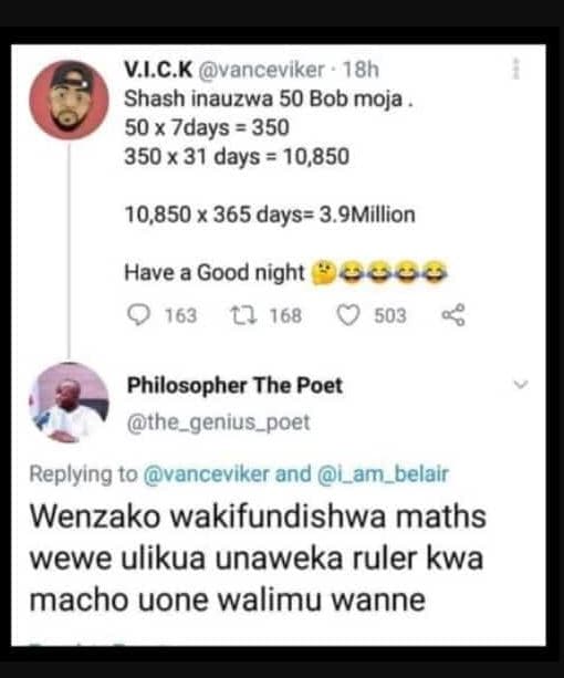 Vick yanceviker 18h shash inauzwa 50 bob moja 50 x 7days 350 350 x 31 days 10,85