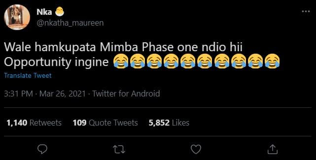 Nka nkatha_maureen wale hamkupata mimba phase one ndio hii opportunity ingine tr