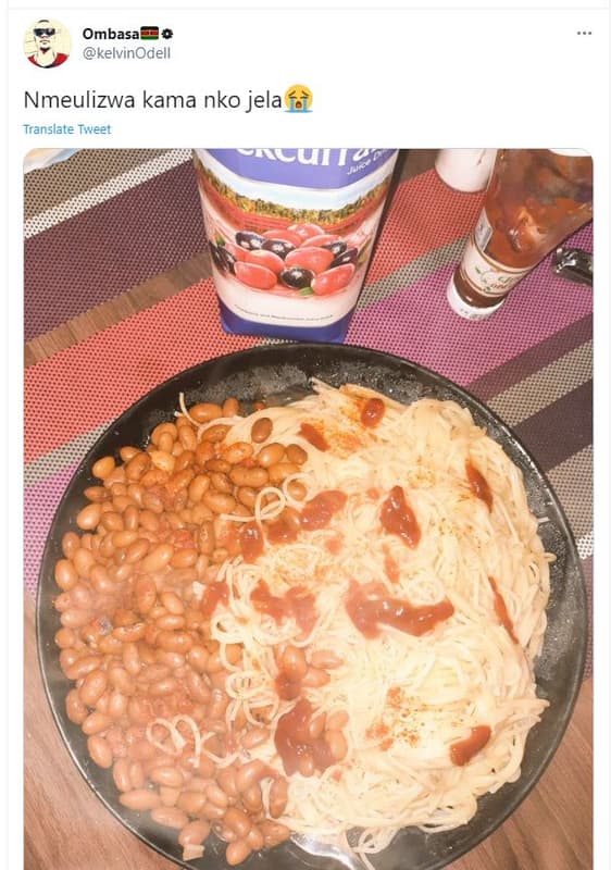 Ombasa kelvinodell nmeulizwa kama nko jela translate tweet