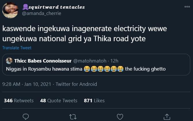 Squirtward tentacles amanda_cherrie kaswende ingekuwa inagenerate electricity we