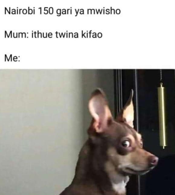 Nairobi 150 gari ya mwisho mum ithue twina kifao me