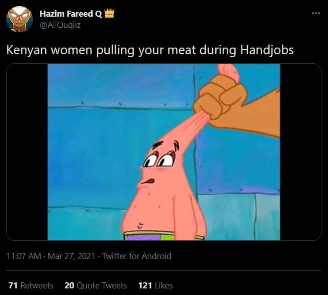 Hazim fareed q aliquqiiz kenyan women pulling your meat during handjobs 11.07 am