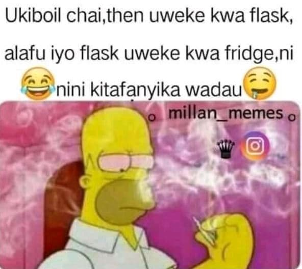 Ukiboil chai, then uweke kwa flask, alafu iyo flask uweke kwa fridge,ni nini kit