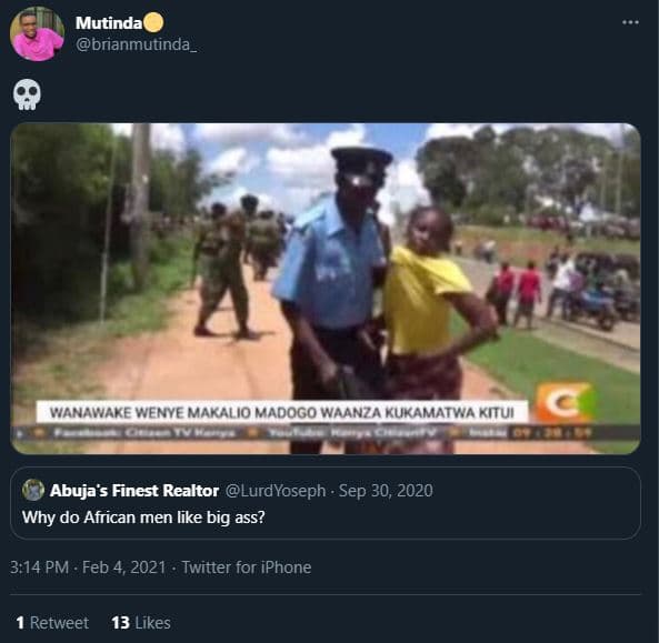 Mutinda brianmutinda wianawake wenye makalio madogo waanza kukamatva kitui abuja