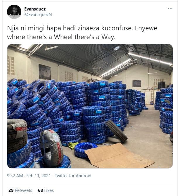 Evansquez evansquezn njia ni mingi hapa hadi zinaeza kuconfuse. enyewe where the