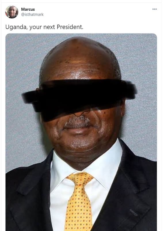 Marcus isthatmark uganda, your next president.