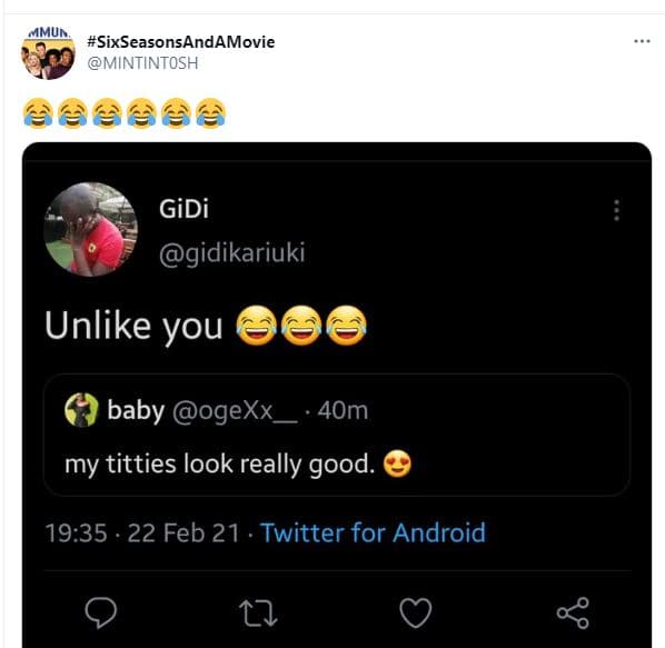 Maui sixseasonsandamovie mintintosh gidi gidikariuki unlike you baby ogexx 4om m