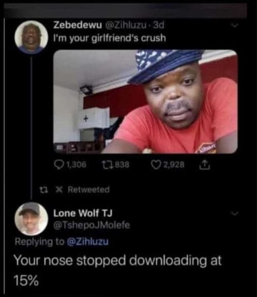 Zebedewu zlhluzu 30 ym your girlfriend' crush 1a38 0z928 7 rolwceted lone wolf t