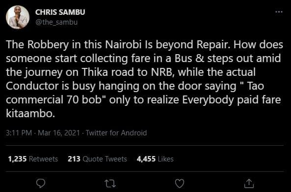 Chris sambu the_sambu the robbery in this nairobi is beyond repair. how does som