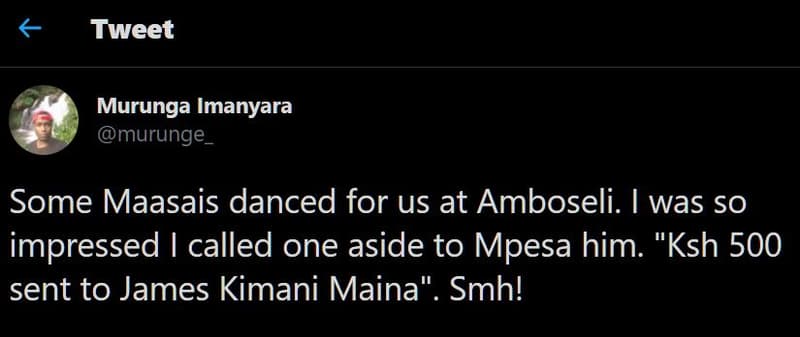 Tweet murunga imanyara murunge some maasais danced for us at amboseli. was so im