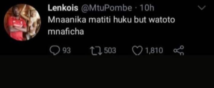 Lenkois mtupombe 10h mnaanika matiti huku but watoto mnaficha q93 l7503 90