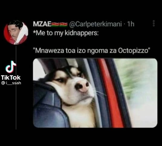 Mzae carlpeterkimani ih me to my kidnappers mnaweza toa izo ngoma za octopizzo t