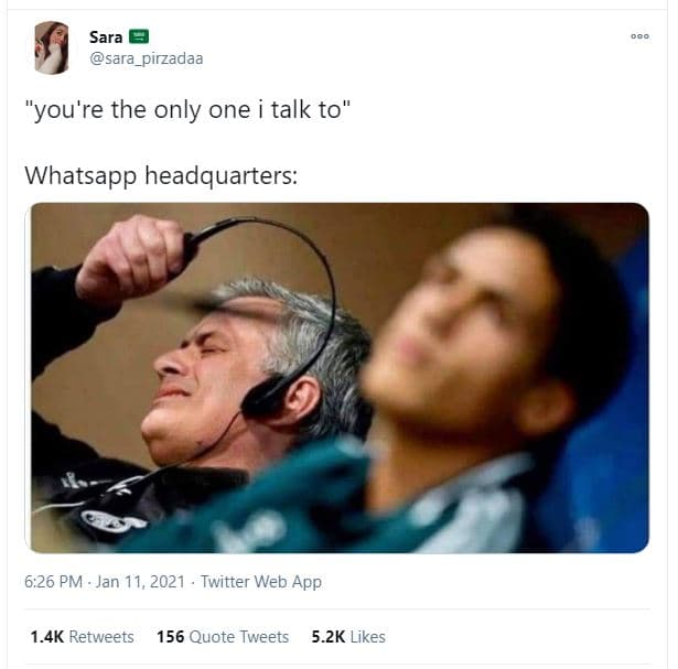 Sara sara_pirzadaa you're the only one talk to' whatsapp headquarters 6.26 pm ja