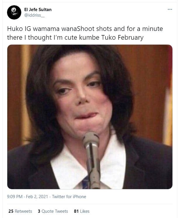 El jefe sultan iddriss huko ig wamama wanashoot shots and for a minute there tho