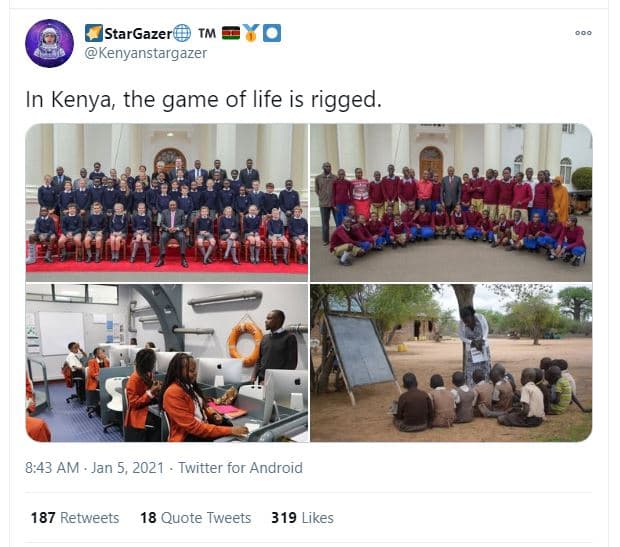 Stargazer tm kenyanstargazer in kenya the game of life is rigged. 8,43 am jan 5,