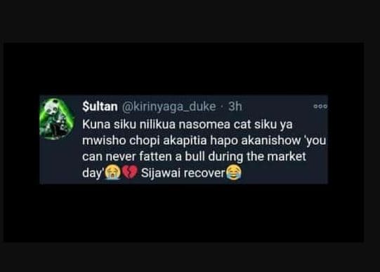 Sultan kirinyaga_duke 3h 000 kuna siku nillkua nasomea cat síku ya mwisho chopi