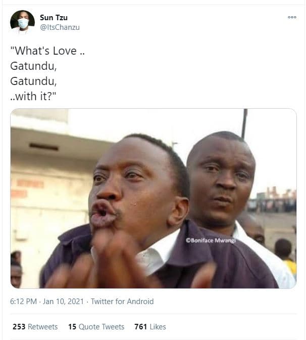 Sun tzu itschanzu what's love gatundu gatundu, with it? oboniface mwanei 6.12 pm