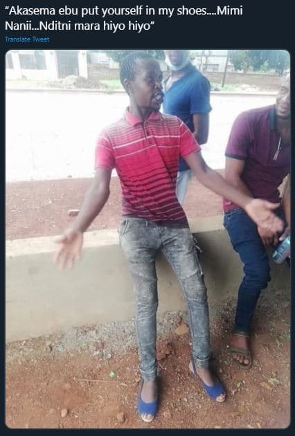 Akasema ebu put _ yourself in my shoes_mimi nanii_nditni mara hiyo hiyo translaz