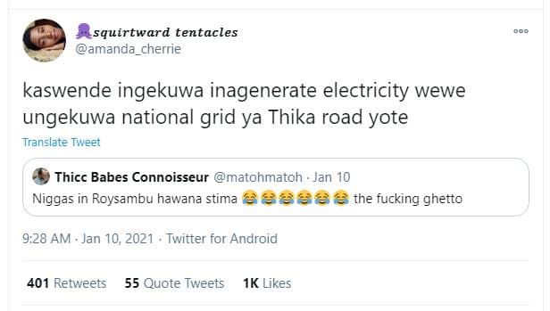 Squirtward tentacles amanda_cherrie kaswende ingekuwa inagenerate electricity we