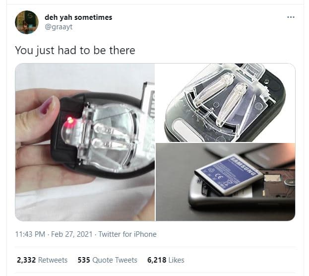 Deh yah sometimes graayt you just had to be there 11.43 pm . feb 27, twitter for