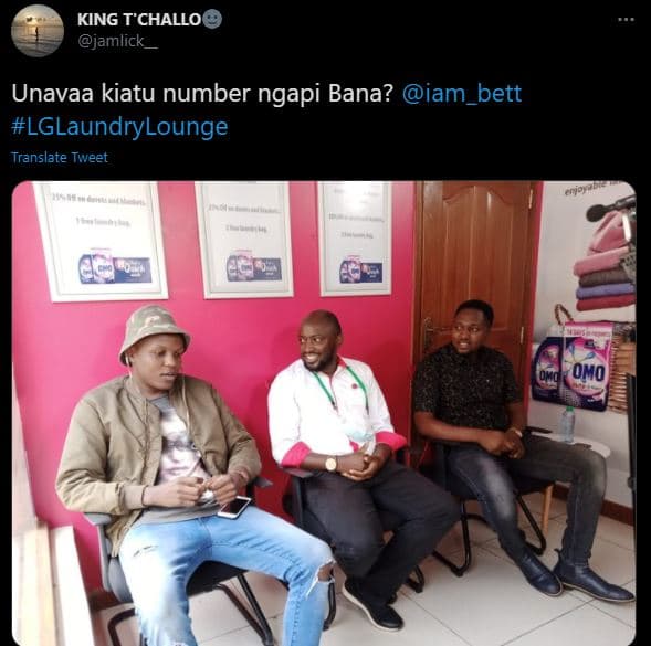 King t'challo amlick unavaa kiatu number ngapi bana? iam_bett lglaundrylounge tr