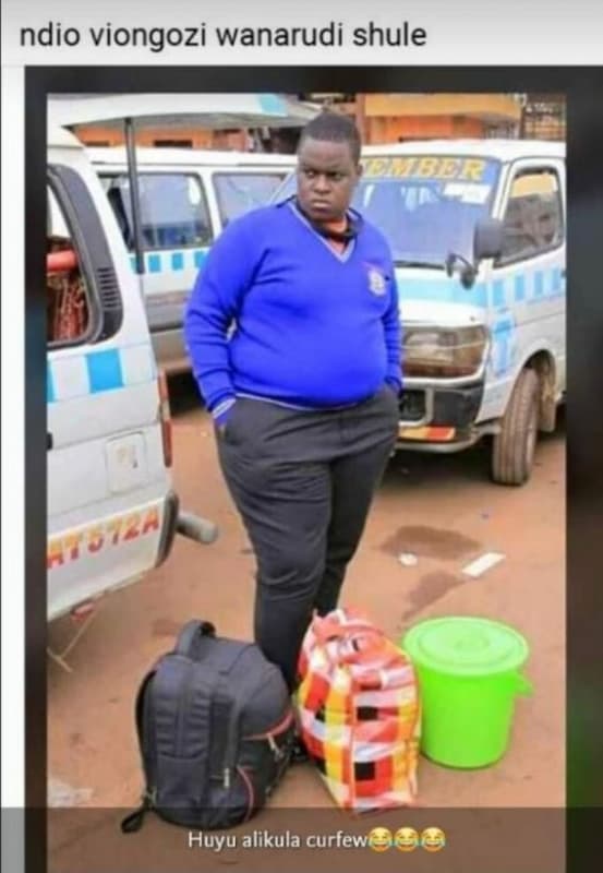 Ndio viongozi wanarudi shule huyu alikula curfew